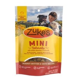 ZUKE'S DOG MINI NATURALS PEANUT BUTTER OATS 1LB