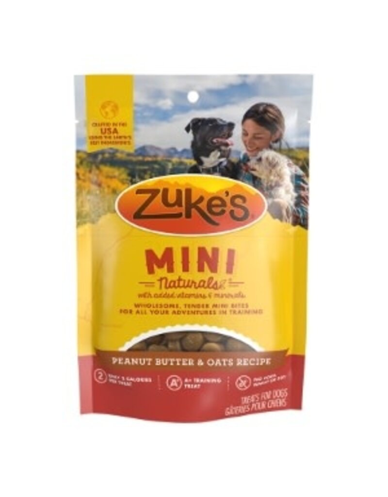 ZUKE'S DOG MINI NATURALS PEANUT BUTTER OATS 1LB