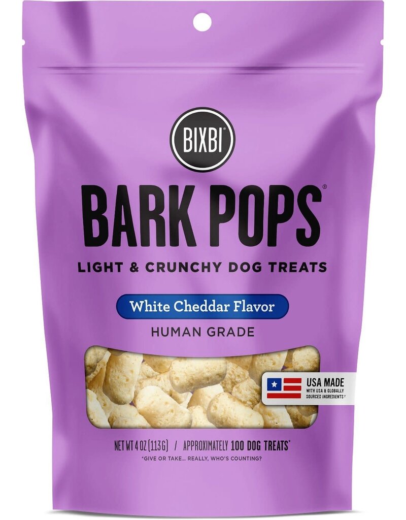 Bixbi Bixbi Bark Pops Dog Treats White Cheddar 4 oz