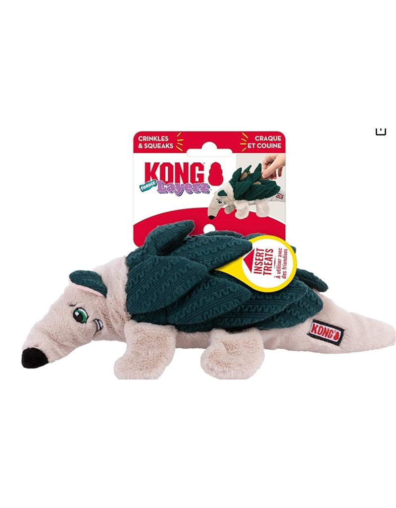Kong Kong Layerz Forage Armadillo Dog Toy Medium