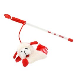 Multipet MULTIPET CAT LAMB CHOP WAND REFILLABLE 12 INCHES