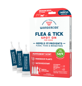 Wondercide WONDERCIDE DOG FLEA TICK SPOT ON MEDIUM PEPPERMINT