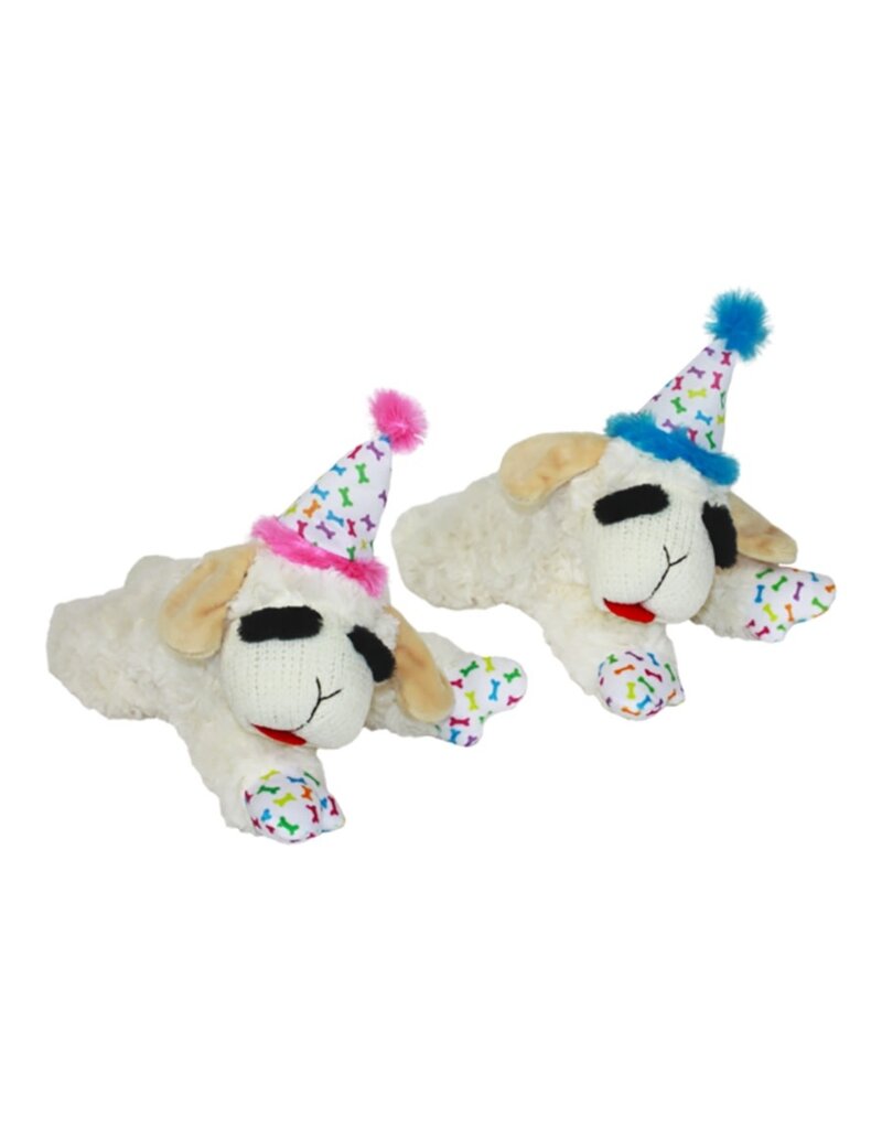 Multipet Multipet Cat Lamb Chop Birthday Assorted (4 INCH)