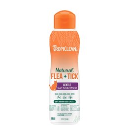 TropiClean TROPICLEAN CAT SHAMPOO NATURAL FLEA & TICK 12OZ