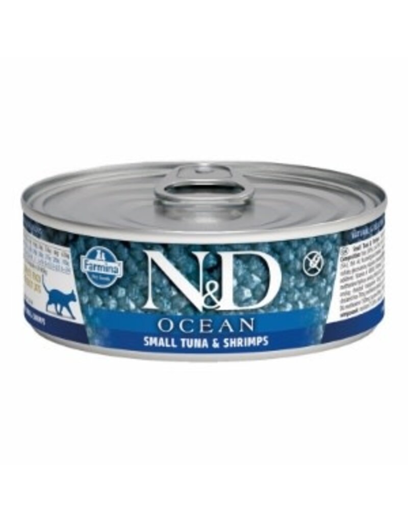 Farmina FARMINA N&D CAT OCEAN GRAIN FREE TUNA & SHRIMP 2.5OZ 24CT