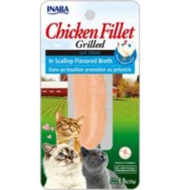 Inaba INABA CAT GRILL FIL CHICKEN/SCA LLOP BROTH 0.9oz/6ct