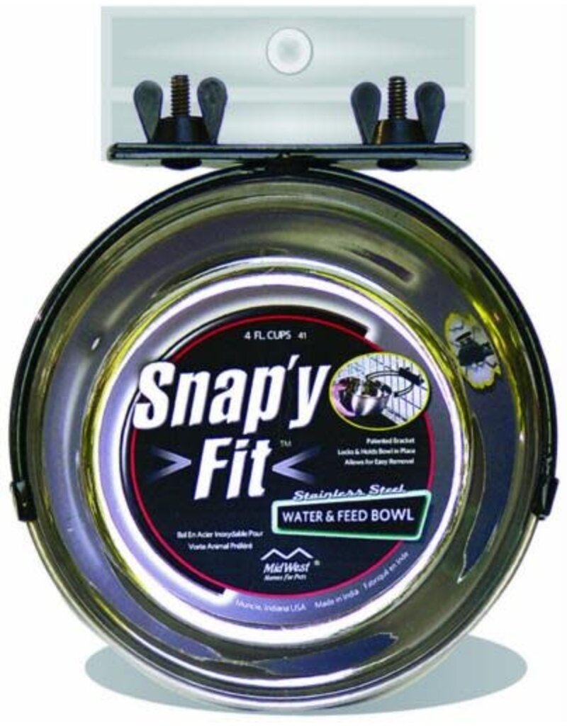Midwest Snappy Fit Water / Feed Bowl 1 qt