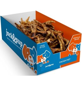 Jack&Pup Jack & Pup Chicken Feet 75ct (DISP BOX)
