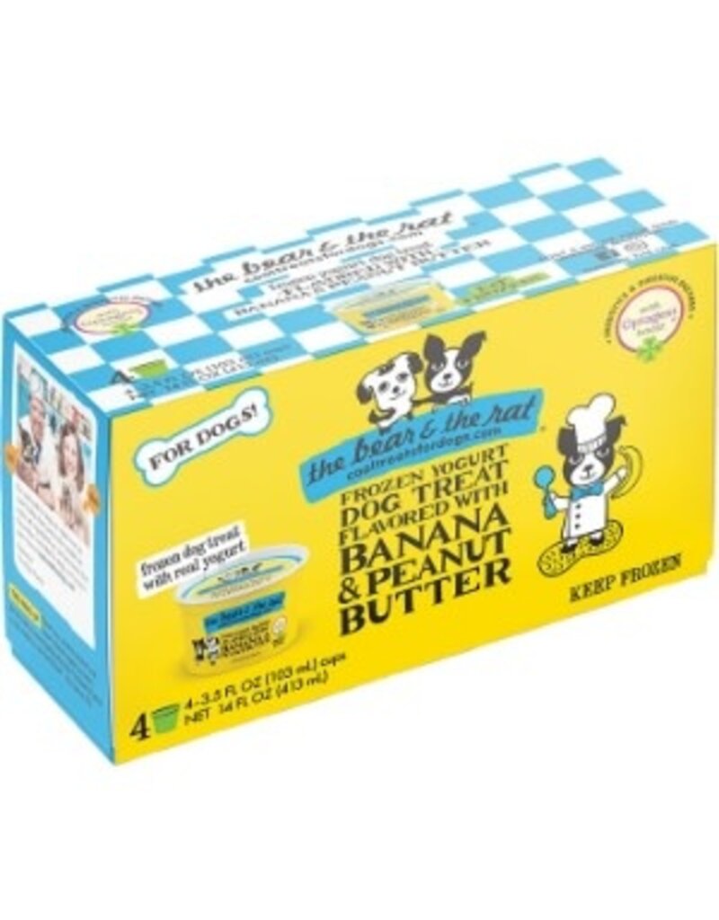 The Bear And The Rat The Bear & The Rat Frozen Banana & Peanut Butter Yogurt Single Cup 3.5oz