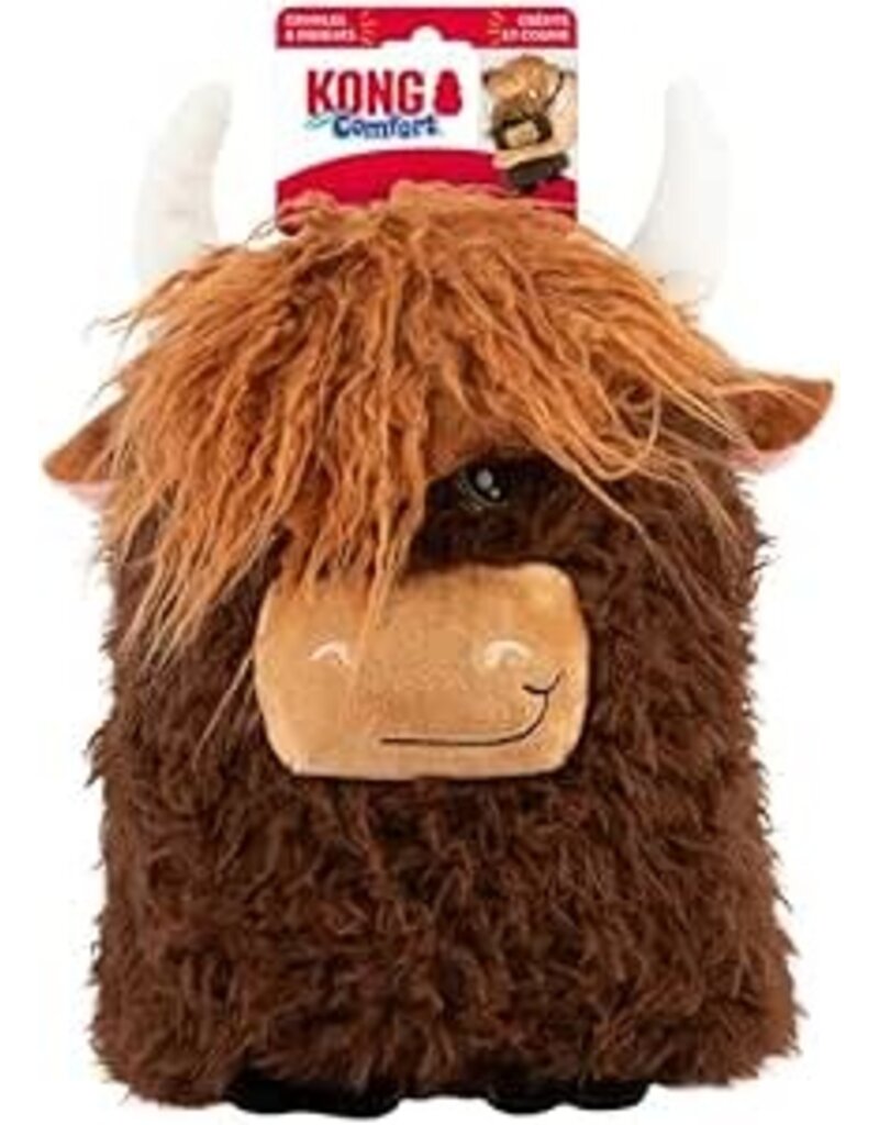 Kong Kong Comfort Jumbo Highland Cow Assorted Plush Extra Large