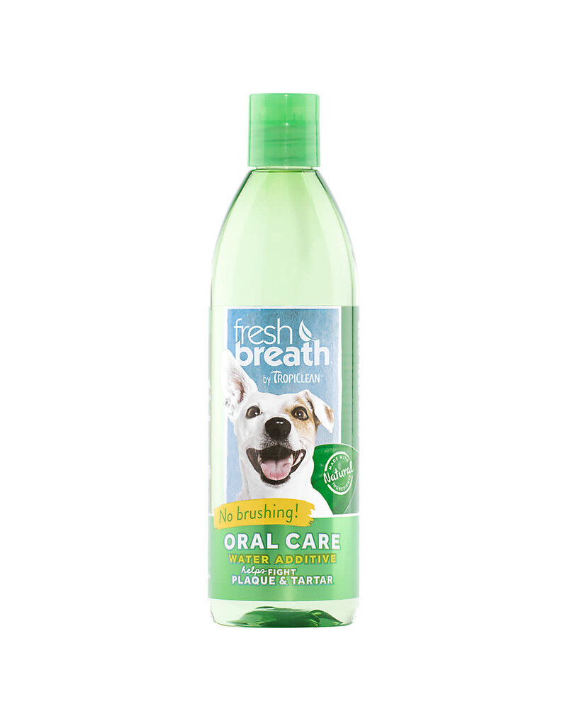 TropiClean Fresh Breath Dog Water Additive 16oz