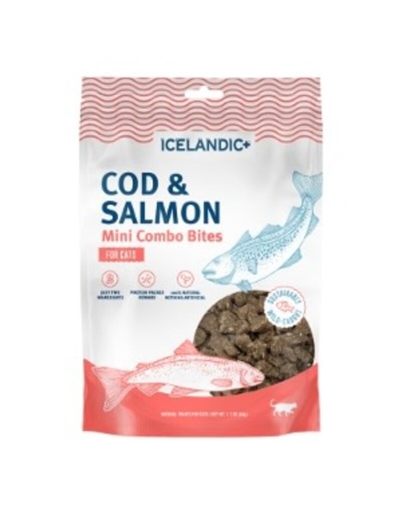 Icelandic Icelandic Cat Mini Cod Salmon Combo Bites 1.7oz