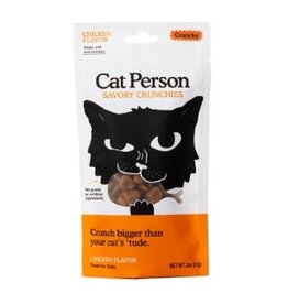 Cat Person Cat Person Cat CrunchiesTreat Chicken 2oz