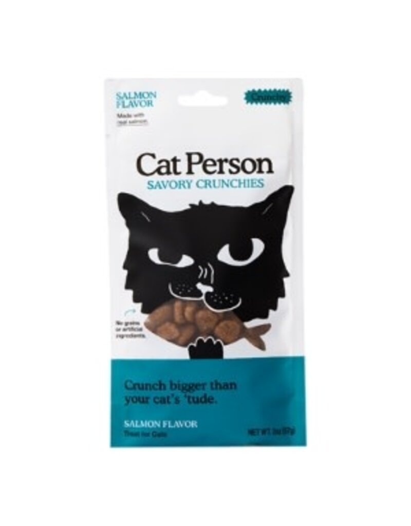 Cat Person Cat Person Cat Crunchies Treat Salmon 2oz