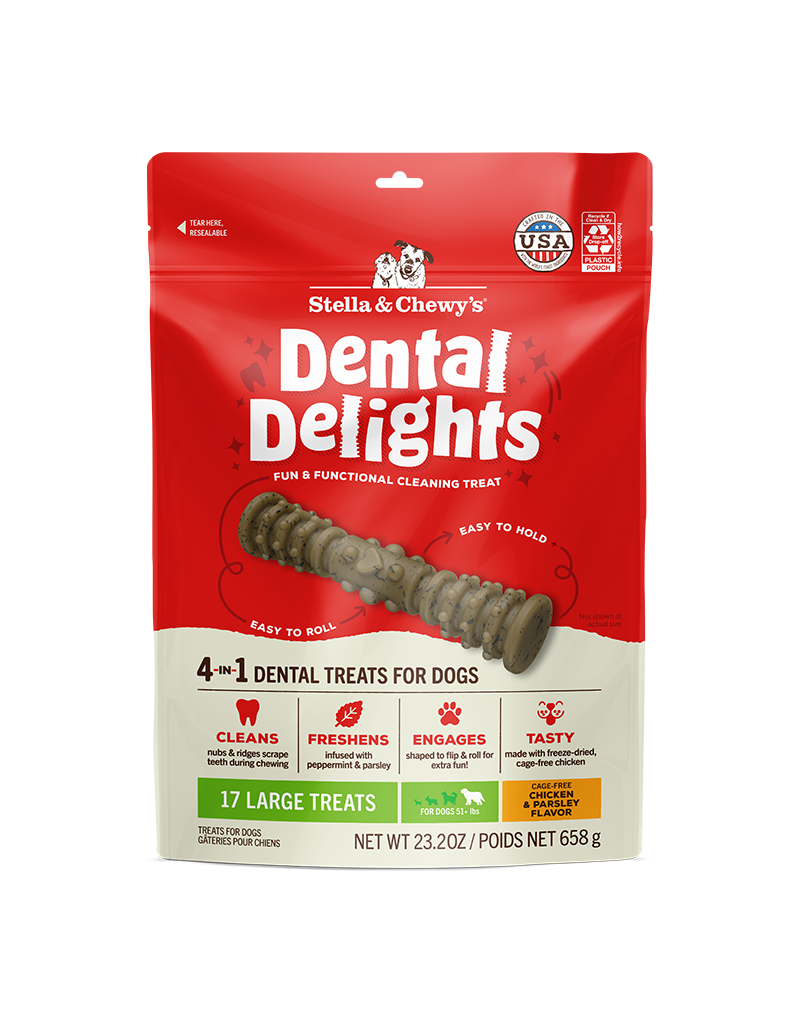 Stella & Chewy's Stella & Chewy's Dental Delights Large Dental Treats (For Dogs 51+ LB) 23.2oz