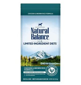 Natural Balance Natural Balance Limited Chicken and Brown Rice Dog Food 4 lb