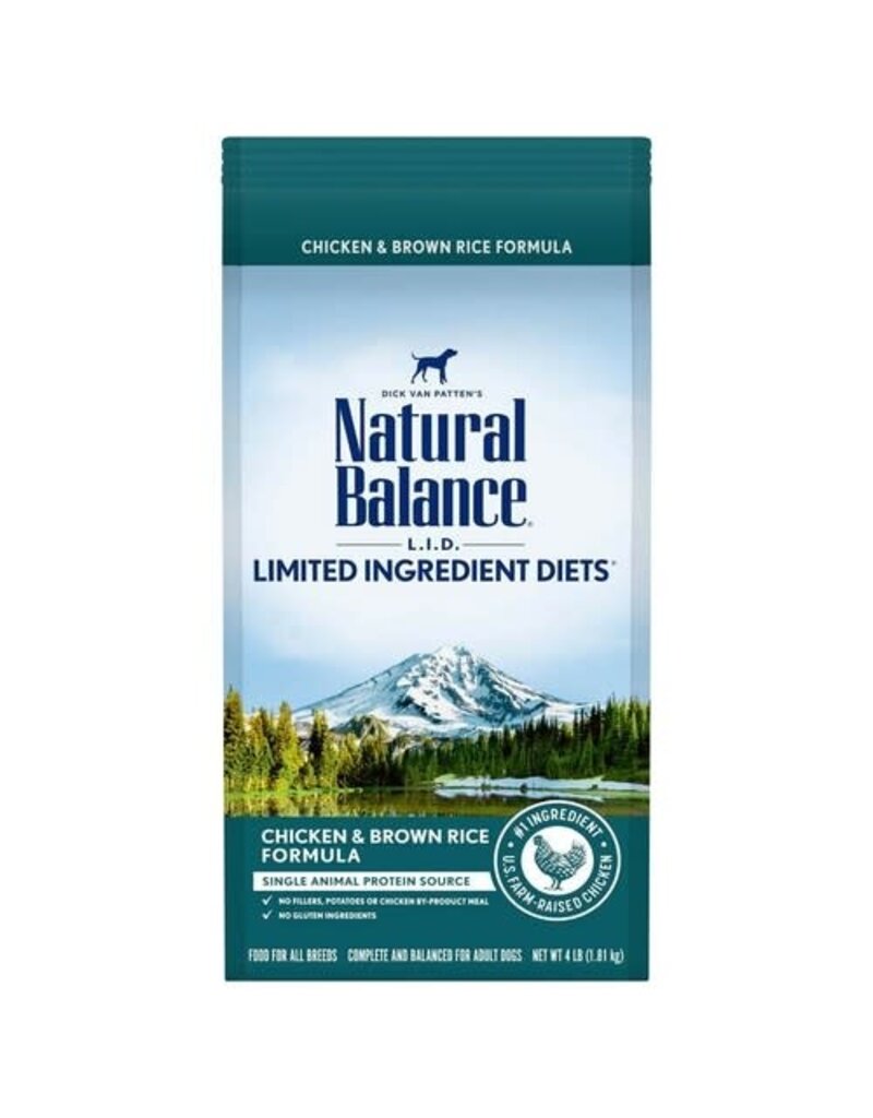 Natural Balance Natural Balance Limited Chicken and Brown Rice Dog Food 4 lb