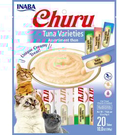 Inaba Inaba Churu Tuna Puree Variety Pack Grain-Free Lickable Cat Treat