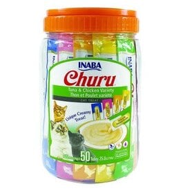 Inaba Inaba Cat Churu Tuna Chicken 50 Ct Jar
