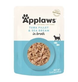 Applaws Applaws Cat Grain Free Tuna With Seabream Pouch 2.47oz 12 Pack