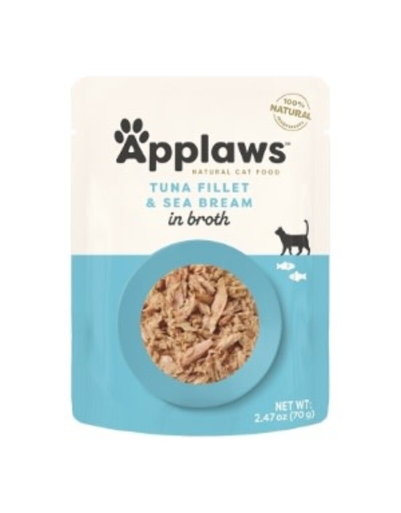 Applaws Applaws Cat Grain Free Tuna With Seabream Pouch 2.47oz 12 Pack
