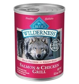Blue Buffalo Blue Buffalo Wilderness Grain-Free Salmon & Chicken Grill Wet Dog Food- 12.5 OZ.