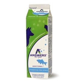 Answers Answers Dog Cat Frozen Additional Fish  Stock 1QT