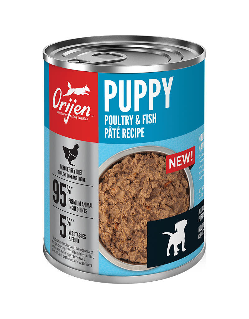 Orijen Orijen Grain Free Poultry & Fish Pate Wet Puppy Food 12.8 oz