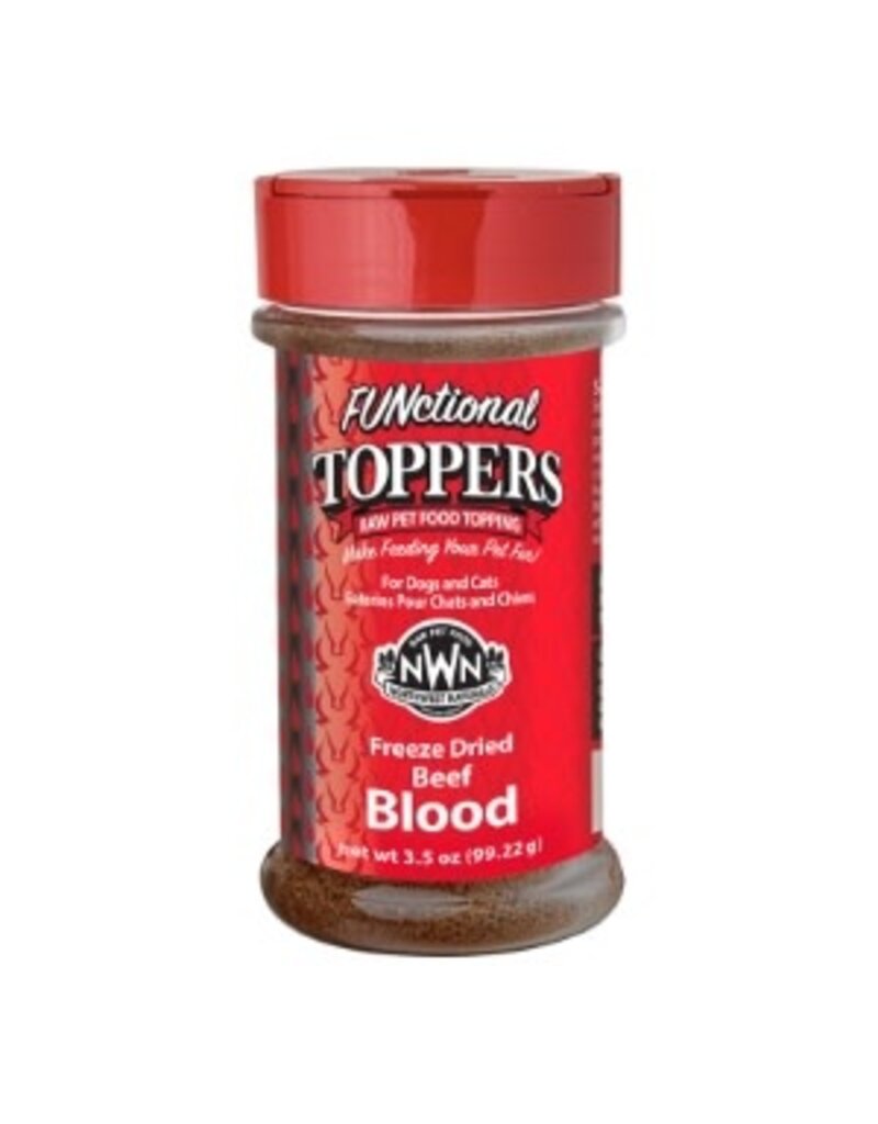 Northwest Naturals NORTHWEST NATURALS DOG CAT FREEZE-DRIED TOPPER BEEF BLOOD 3.5OZ