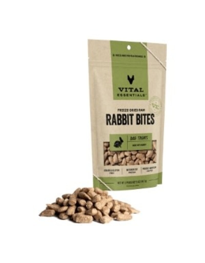 Vital Essentials Vital Essentials Freeze-Dried Raw Rabbit Bites Dog Treats 5oz