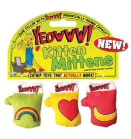 Yeowww YEOWWW! KITTEN MITTEN 3PK
