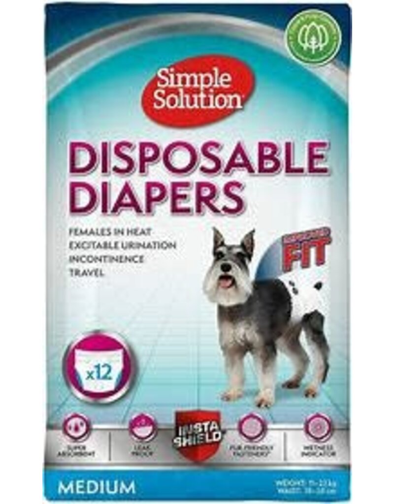 Bramton Company Bramton Company Simple Solution Disposable Diapers - Medium 12pk
