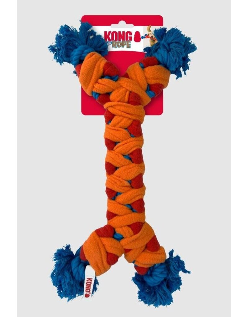 Kong Kong Rope Rally Bone Dog Toy Medium