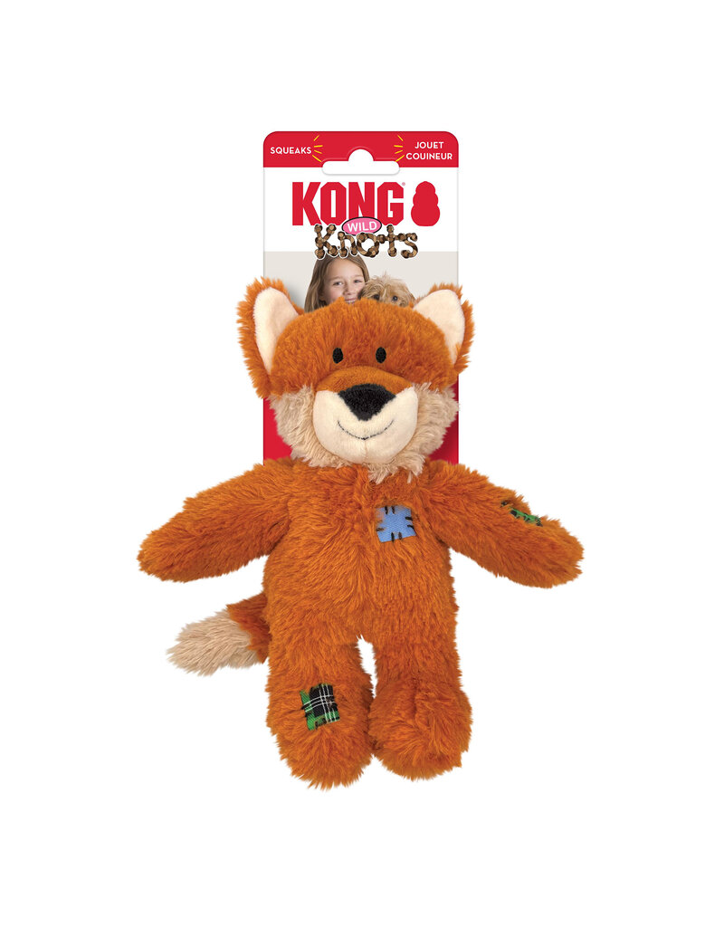 Kong Kong Wild Knots Fox Dog Toy Small / Medium