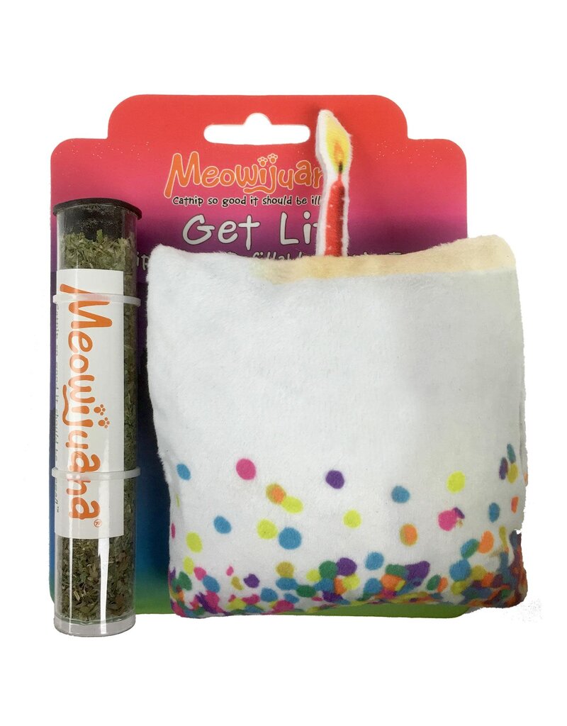 Meowijuana Meowijuana Get Lit Birthday Cake Toy