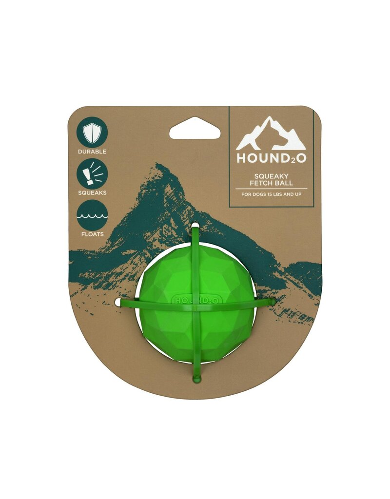 Playology Playology Hound2O Squeaker Fetch Ball Green