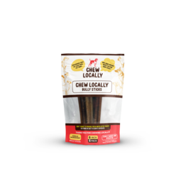 Chew Locally Chew Locally Standard 6 Inch Bully Stick Dog Treats 5 Pack