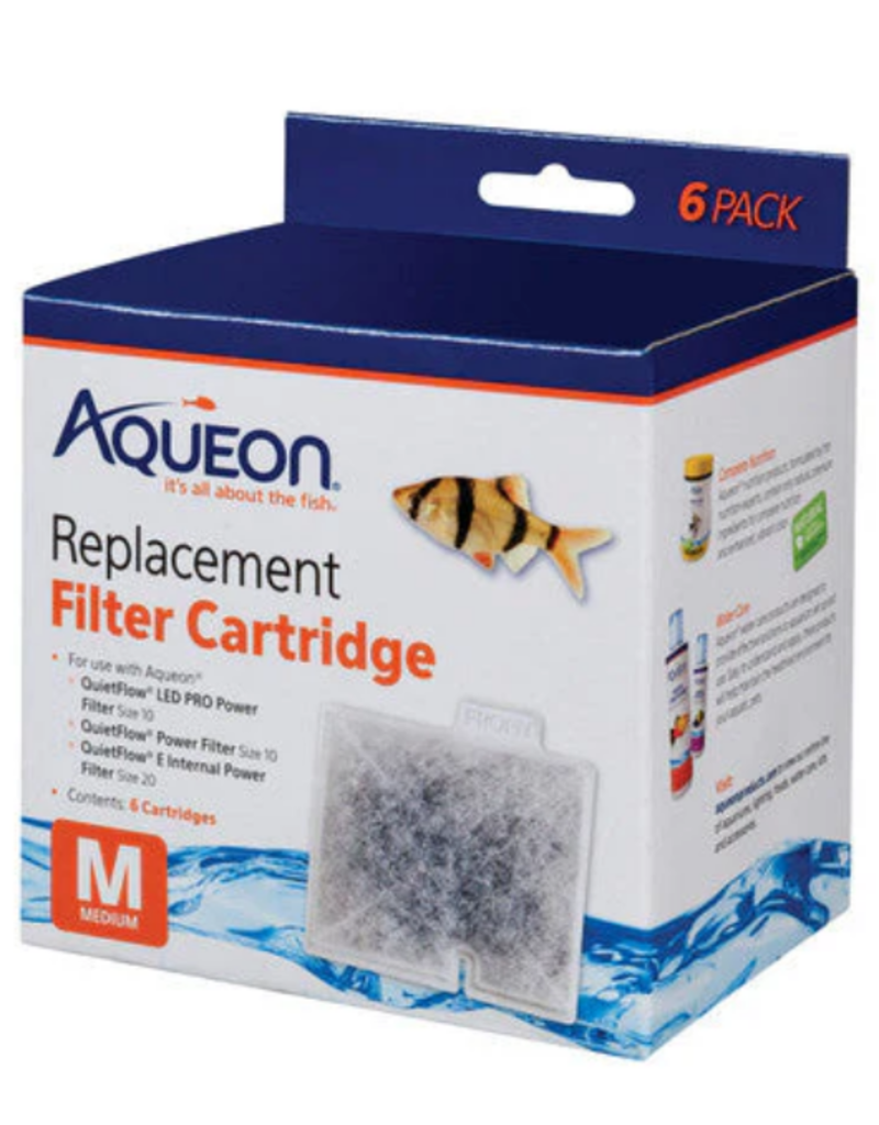 Aqueon Replacement Filter Cartridges Medium - 6 pack