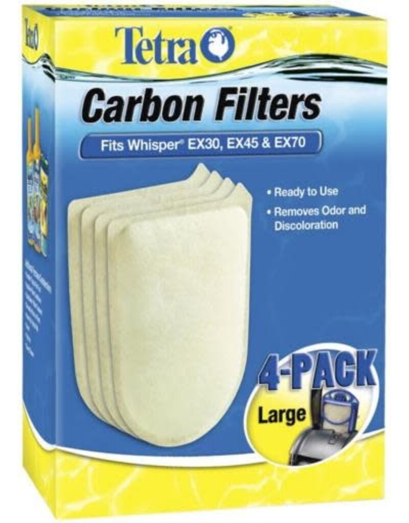 Tetra add to favorites Tetra Whisper EX Carbon Filter Large 4 pack