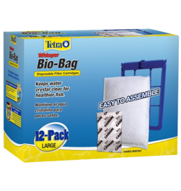 Tetra Tetra Whisper Bio-Bag Disposable Filter Cartridges Large 12 Pack