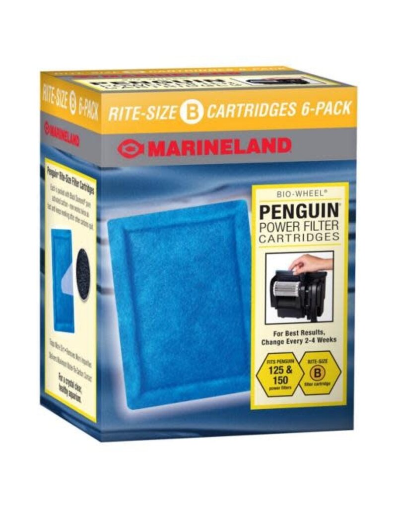 Marineland Penguin Rite-Size Cartridge B 6 pack