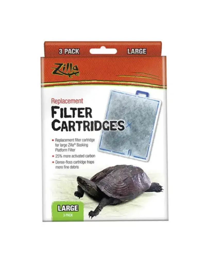 Zilla Replacement Filter Cartridges Large 3 Pack