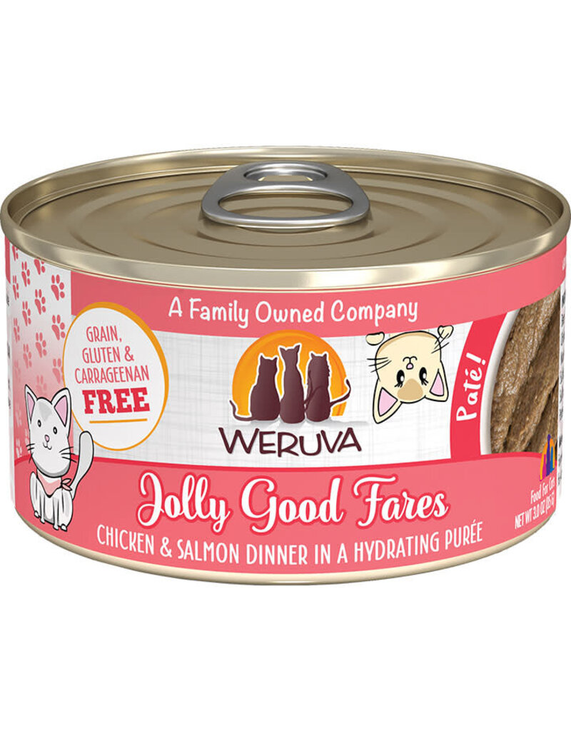 Weruva Weruva Jolly Good Fares Chicken & Salmon Canned Cat Food 3oz