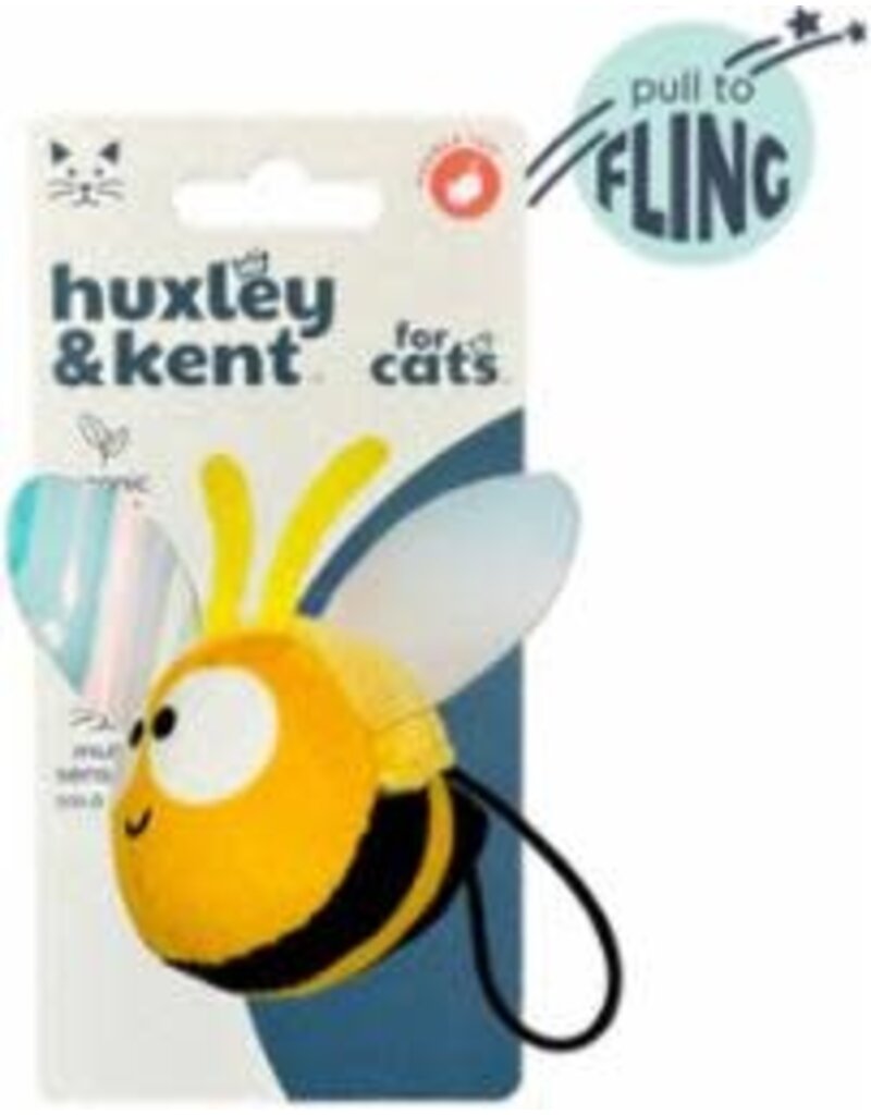 Huxley&Kent H&K C FLINGER BUMBLE BEE ORGANIC CATNIP PLUSH CRNK