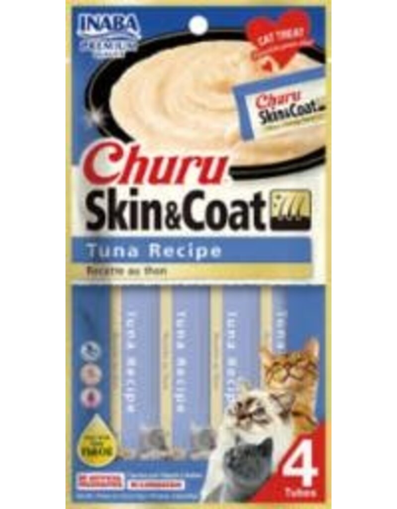 Inaba Inaba Churu Skin & Coat Tuna Recipe Cat Treats 6 / 2 oz