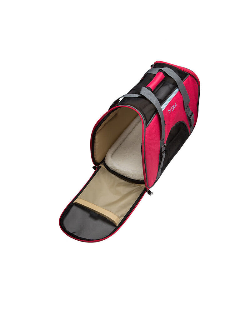 Coastal Pet Products Coastal Bergan Pet Comfort Carrier For Dogs , Large, Berry, 19" x 10" x 13