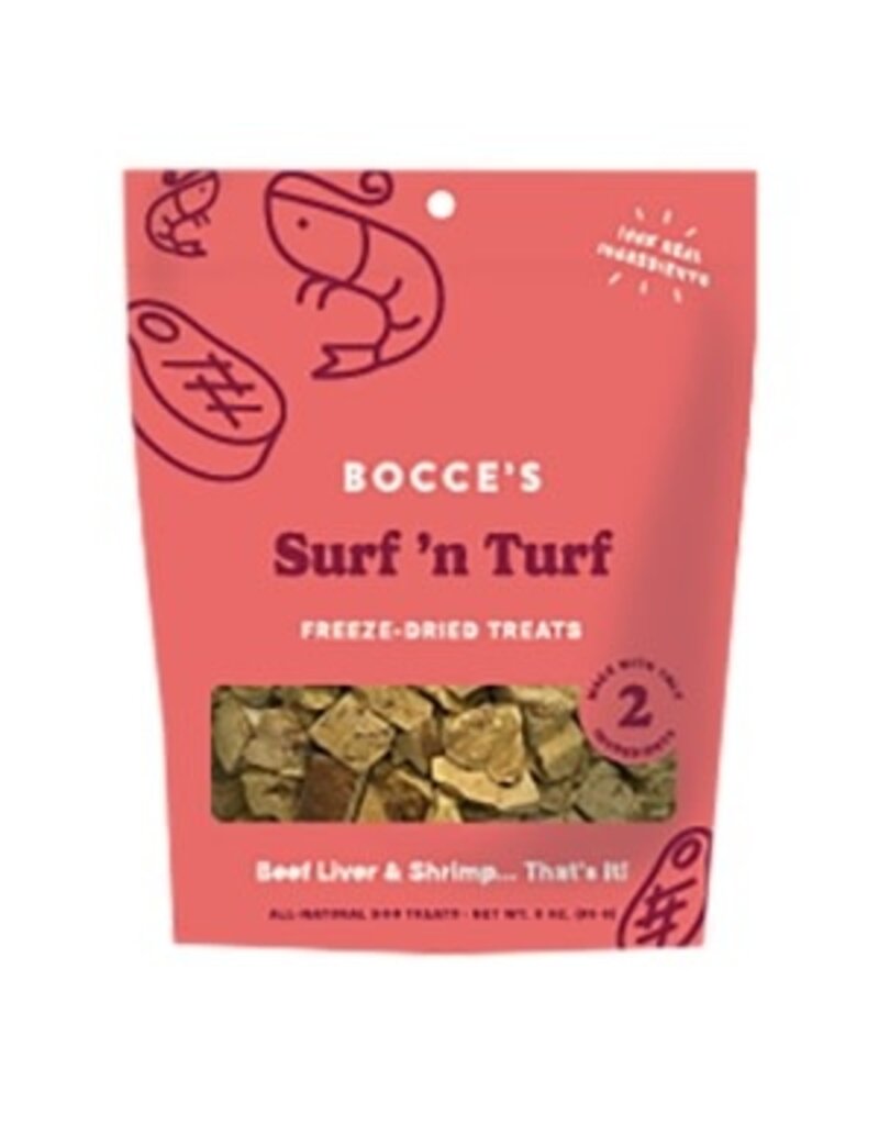 Bocce's Bakery Bocce's Bakery Dog Freeze Dried Surf'N Turf Treat 3oz