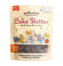 Polka Dog Bakery Dog Cake Batter Nuggets 10oz Pouch