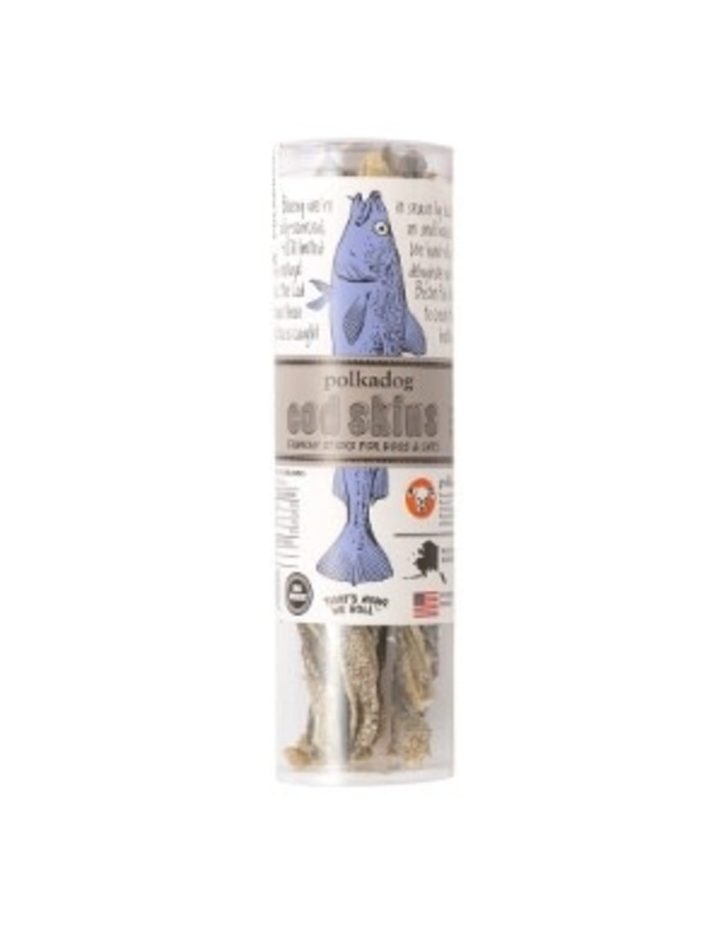 Polka Dog Bakery Dog Cod Skin Jerky 2.5oz Tube