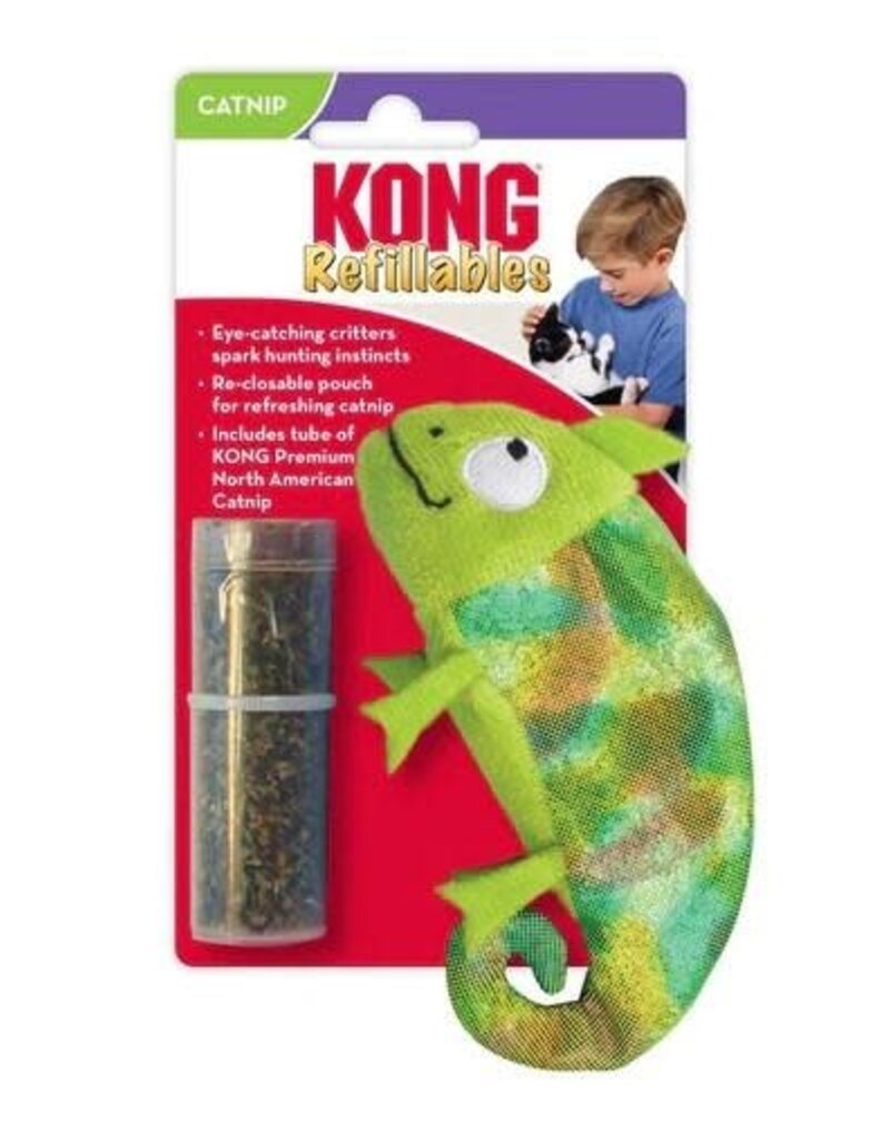 Kong Kong Refillables Chameleon Catnip Toy